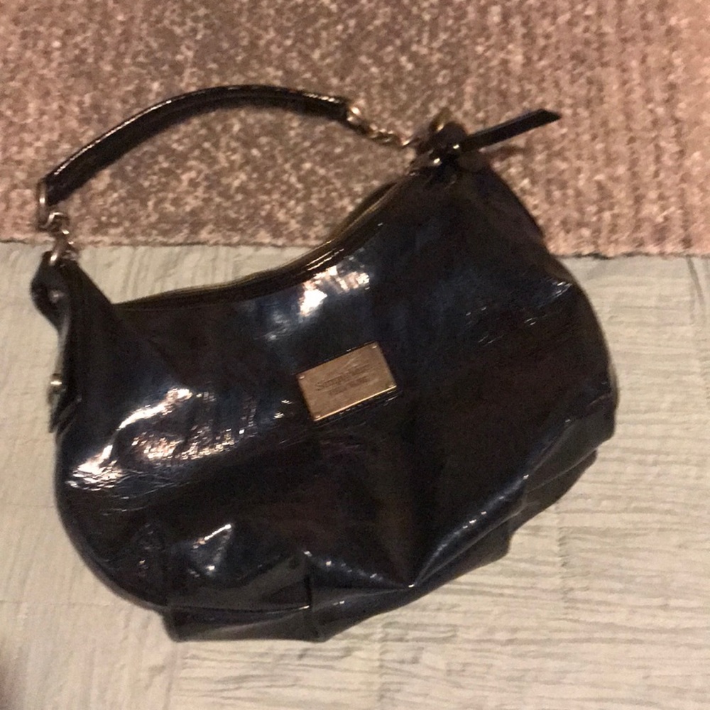 Blue metallic purse